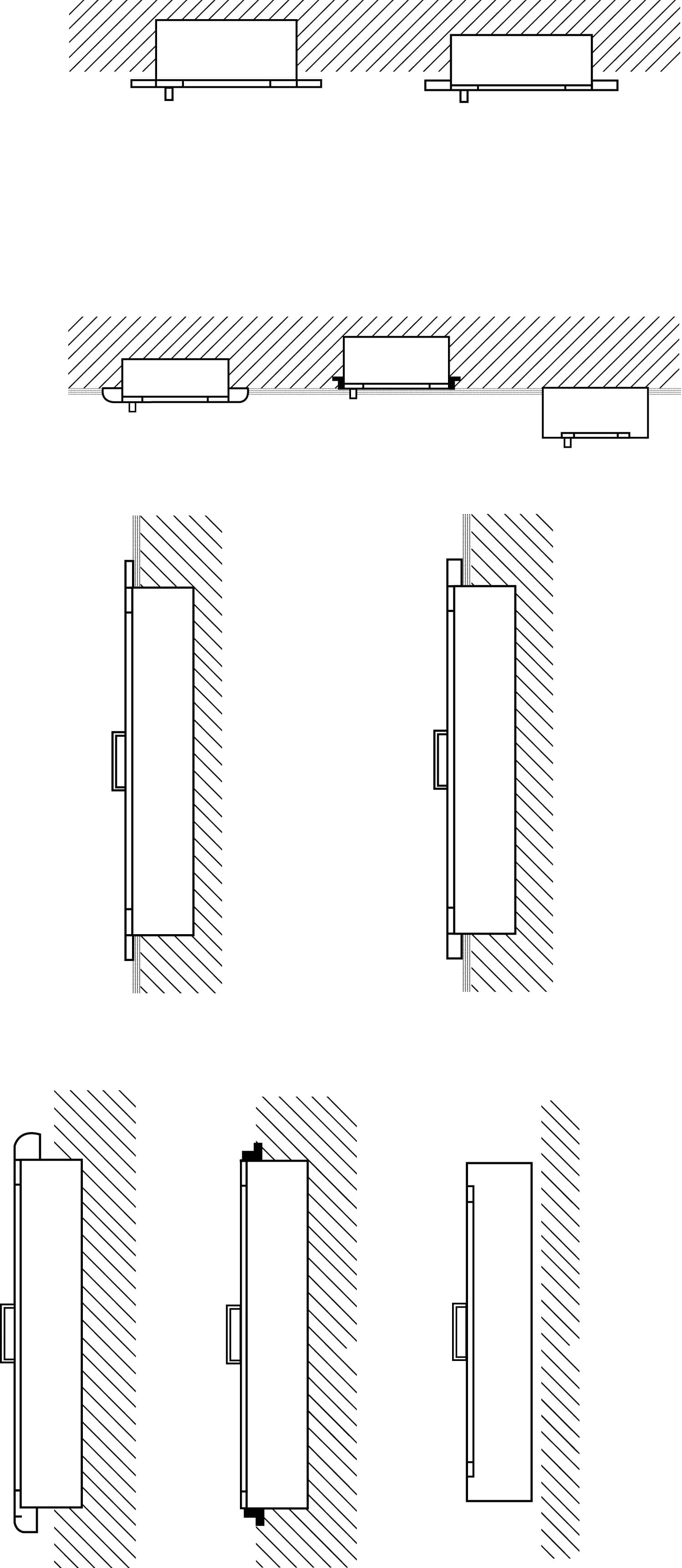 Recessed vs surface mounted cabinets
